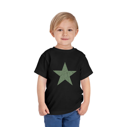 Vintage Star Black Toddler T-Shirt