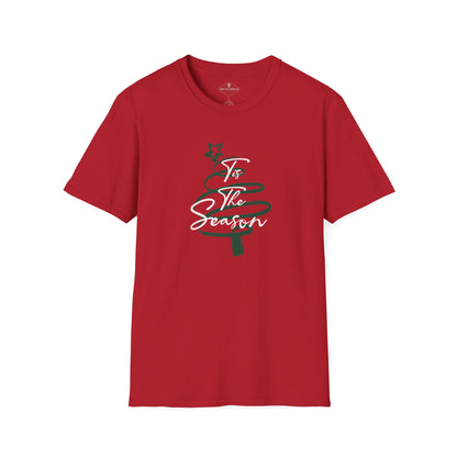Tis The Season Spiral Tree Red T-Shirt
