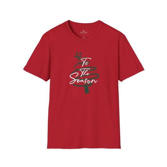 Tis The Season Spiral Tree Red T-Shirt