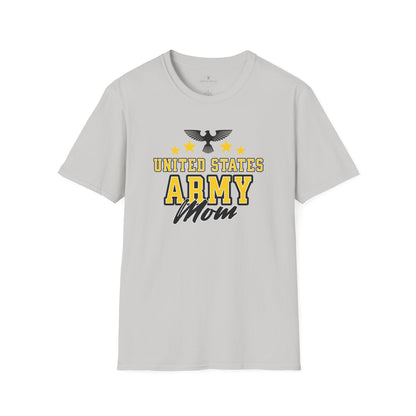 US Army Mom Silver Grey T-Shirt