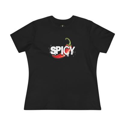 Spicy Black Womens T-Shirt