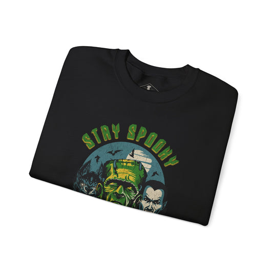 Stay Spooky Halloween Black Sweatshirt