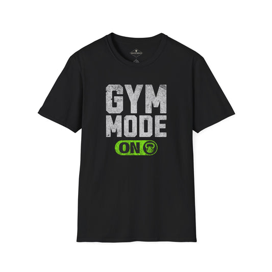 Gym Mode On Black T-Shirt