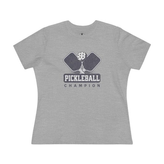 Pickleball Champion Grey Womens T-Shirt