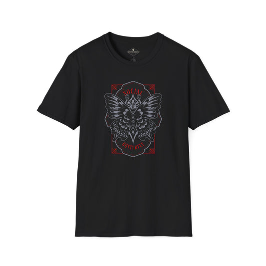 Social Butterfly Black T-Shirt