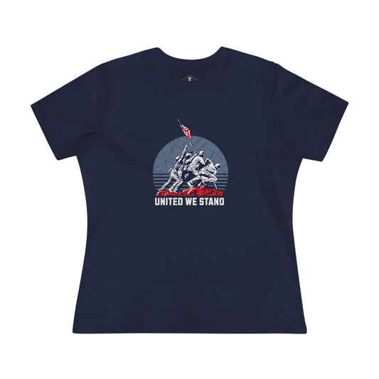 United We Stand Navy Womens T-Shirt