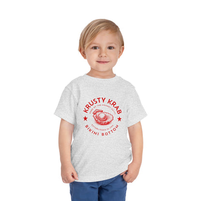Krusty Krab Grey Toddler T-Shirt