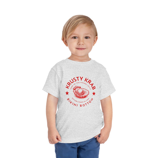 Krusty Krab Grey Toddler T-Shirt