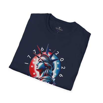 America 250th Anniversary Liberty Navy Blue T-Shirt