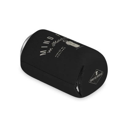 Mind Fuel Merch Black Koozie Can Cooler