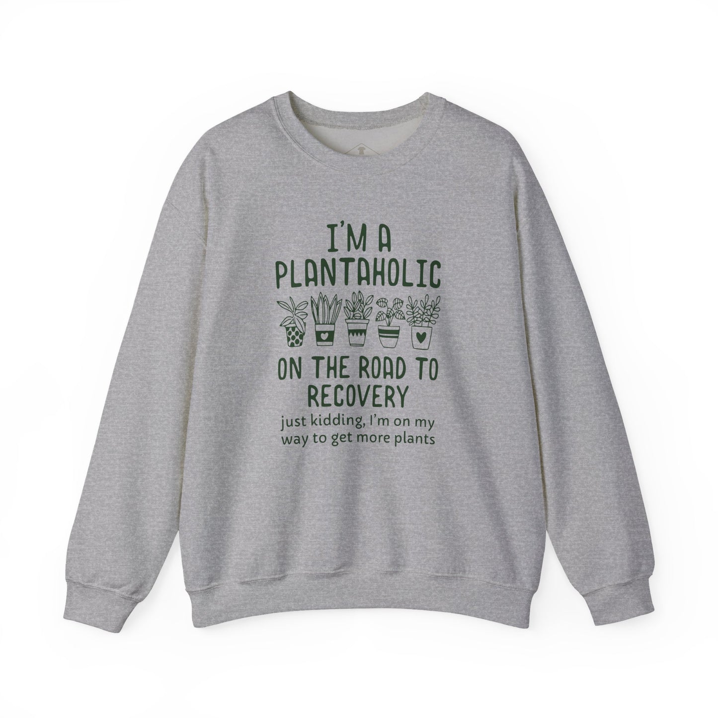 Plantaholic Grey Sweatshirt