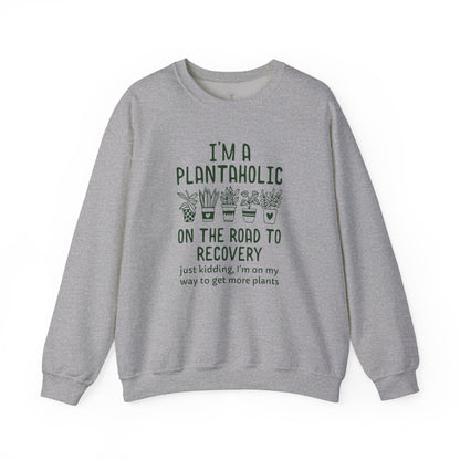 Plantaholic Grey Sweatshirt