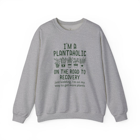 Plantaholic Grey Sweatshirt