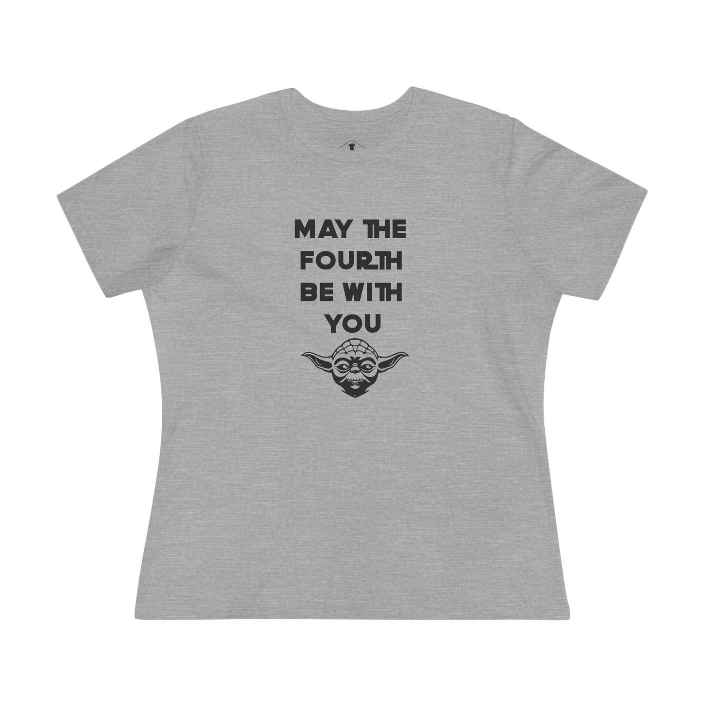 May The Fourth Be With You Grey Womens T-Shirt