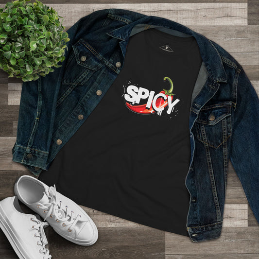Spicy Black Womens T-Shirt
