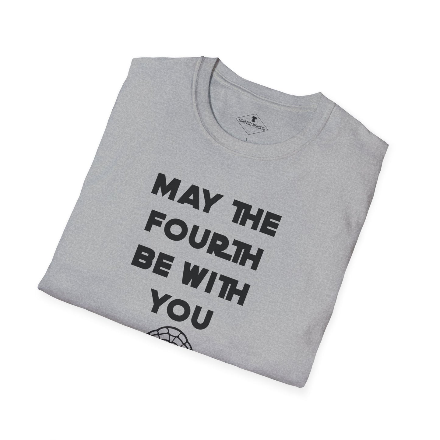 May The Fourth Be With You Grey T-Shirt