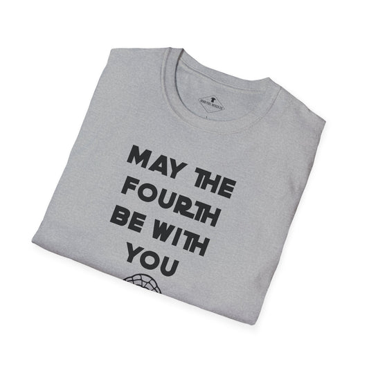May The Fourth Be With You Grey T-Shirt