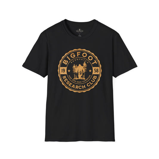 Bigfoot Research Club Black T-Shirt