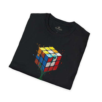 Abstract Cube Black T-Shirt