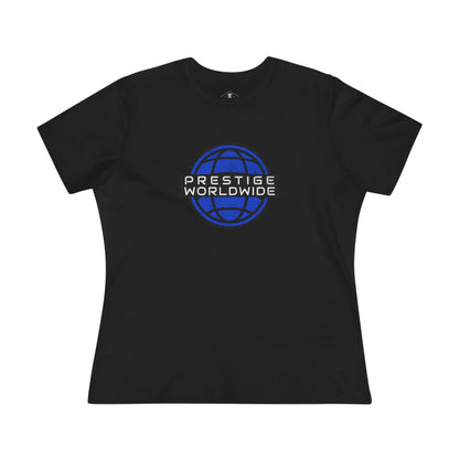 Prestige Worldwide Black Womens T-Shirt
