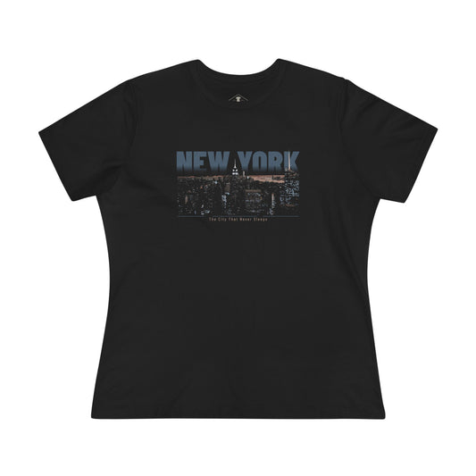 New York City Black Womens T-Shirt