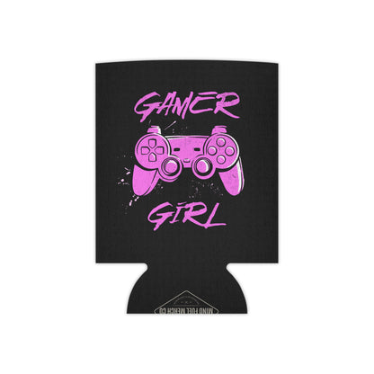 Gamer Girl Black Koozie Can Cooler