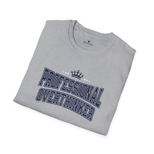 Professional Overthinker Grey T-Shirt
