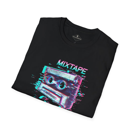 Mix Tape Vibes Black T-Shirt