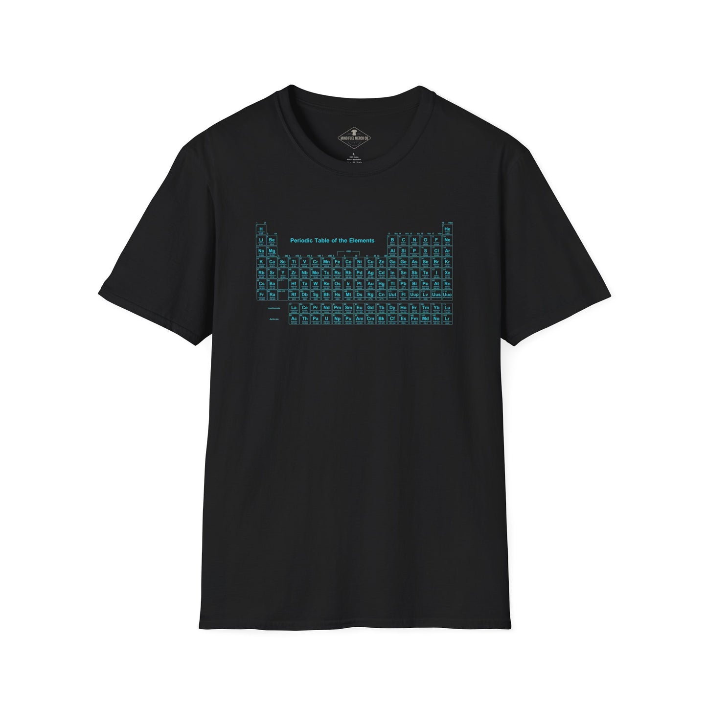 Elements Periodic Table Black T-Shirt