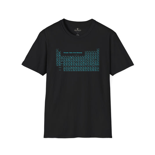 Elements Periodic Table Black T-Shirt