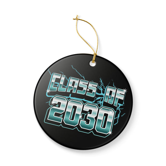Class of 2030 Ceramic Christmas Tree Ornament