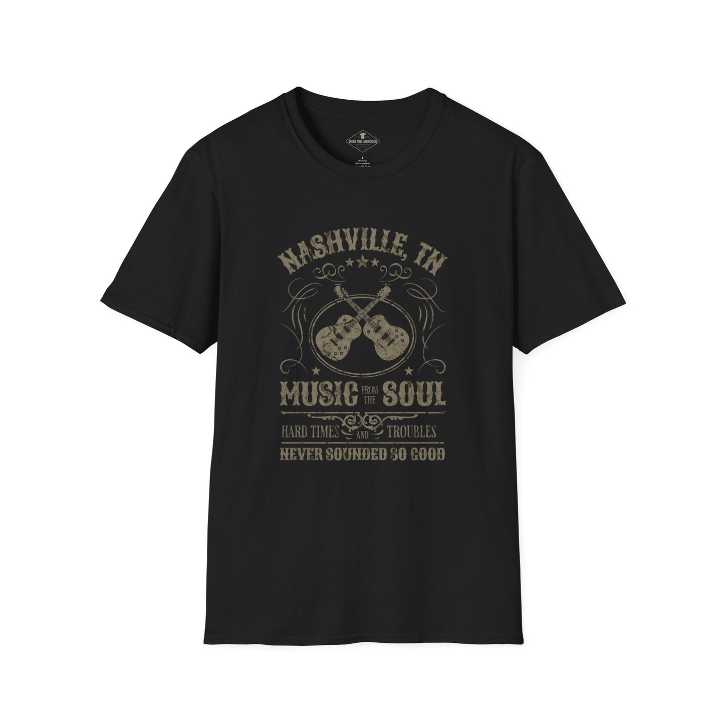 Nashville Guitars Black T-Shirt