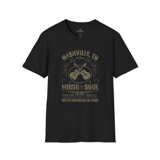 Nashville Guitars Black T-Shirt