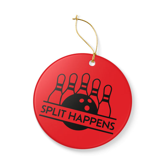 Split Happens Christmas Tree Ornament