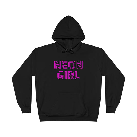 Neon Girl Black Hoodie