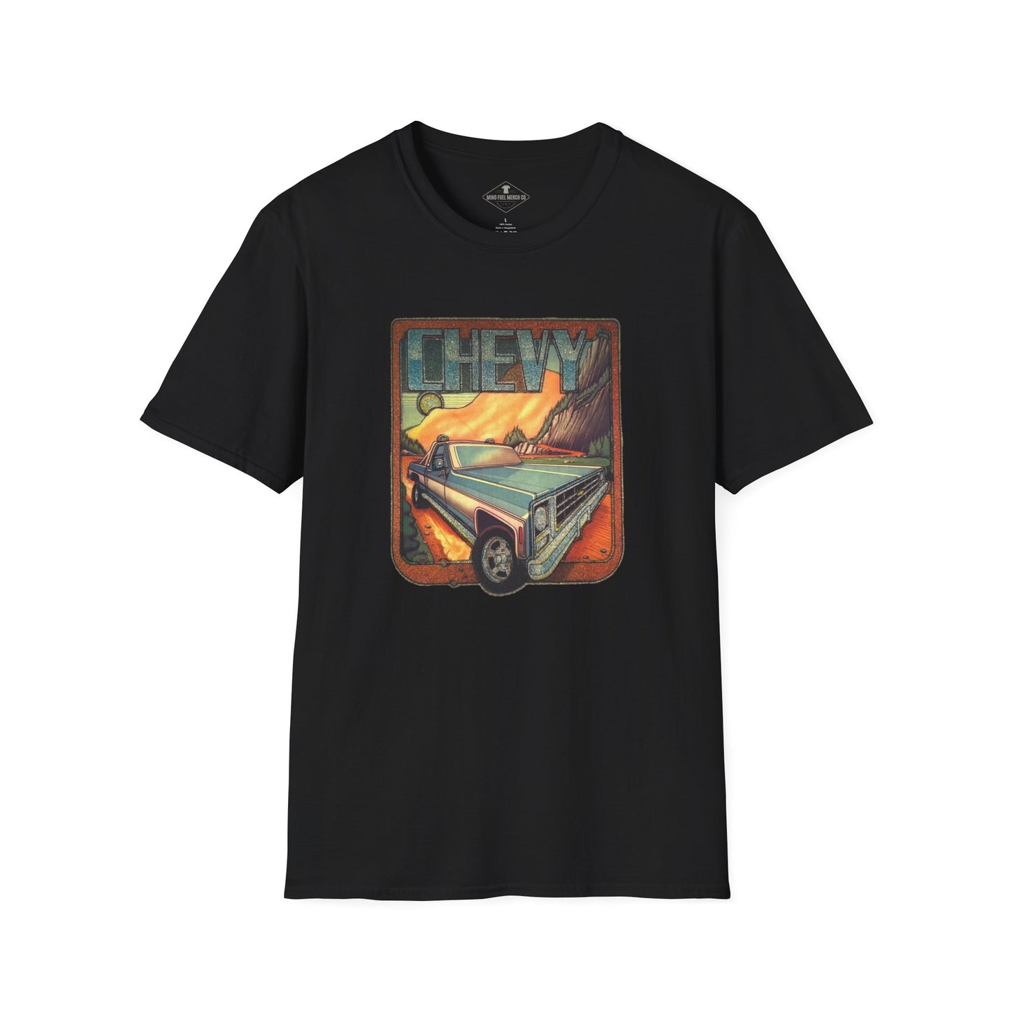 Vintage 1970's Chevy Truck Black T-Shirt