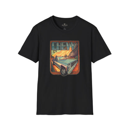 Vintage 1970's Chevy Truck Black T-Shirt