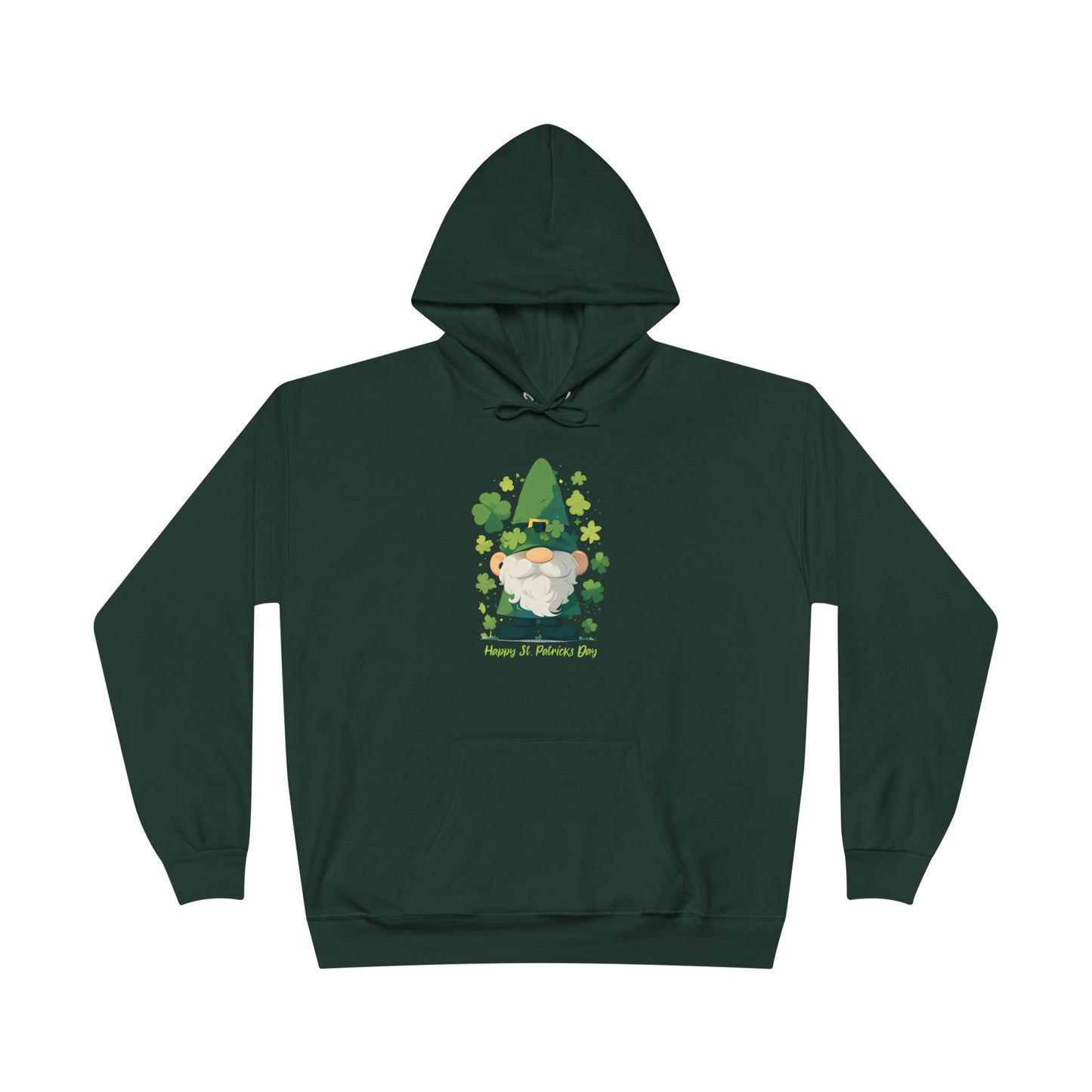 St. Patrick's Day Gnome Green Hoodie