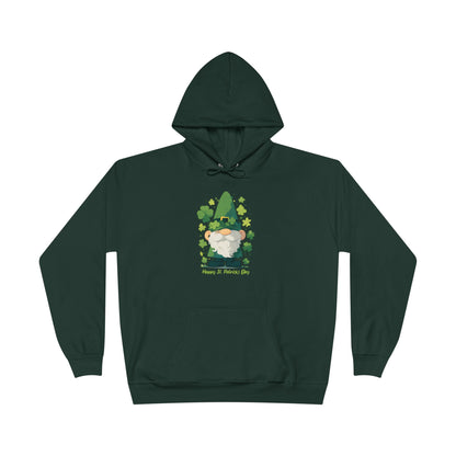 St. Patrick's Day Gnome Green Hoodie
