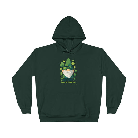 St. Patrick's Day Gnome Green Hoodie