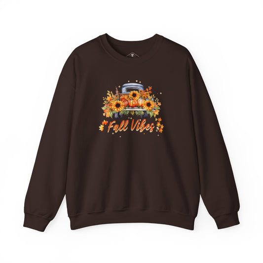 Fall Vibes Brown Sweatshirt
