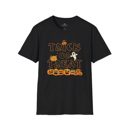 Trick Or Treat Halloween Black T-Shirt