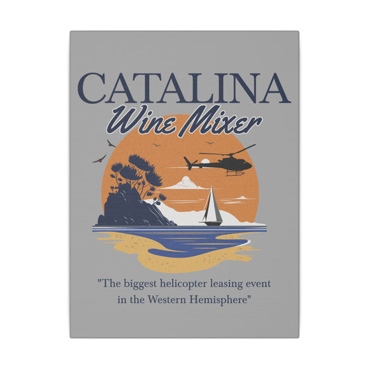Catalina Wine Mixer Grey Wall Canvas
