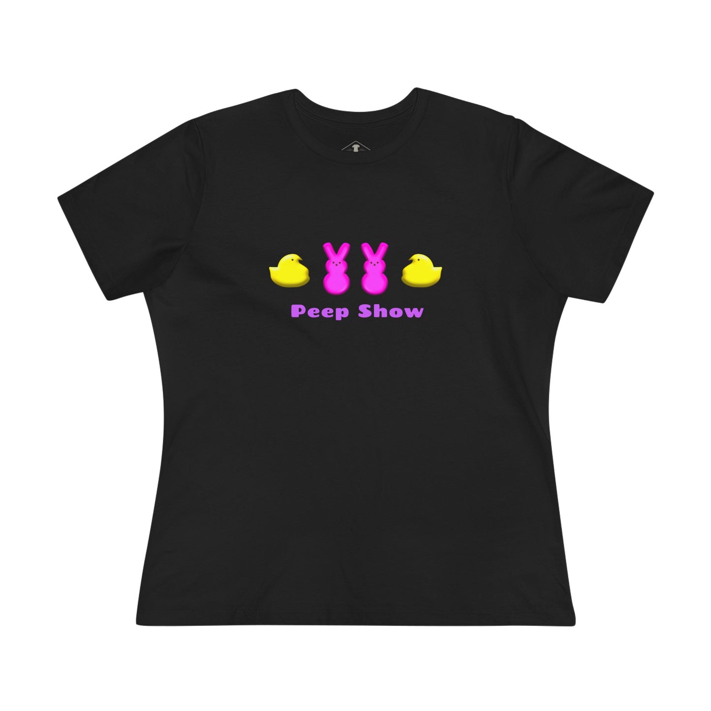 Peep Show Black Womens T-Shirt