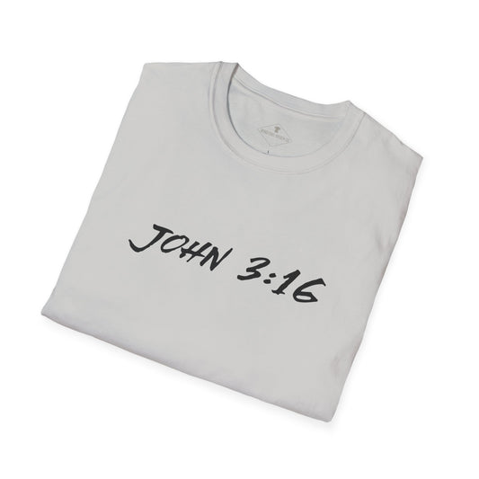 John 3:16 Silver Grey T-Shirt