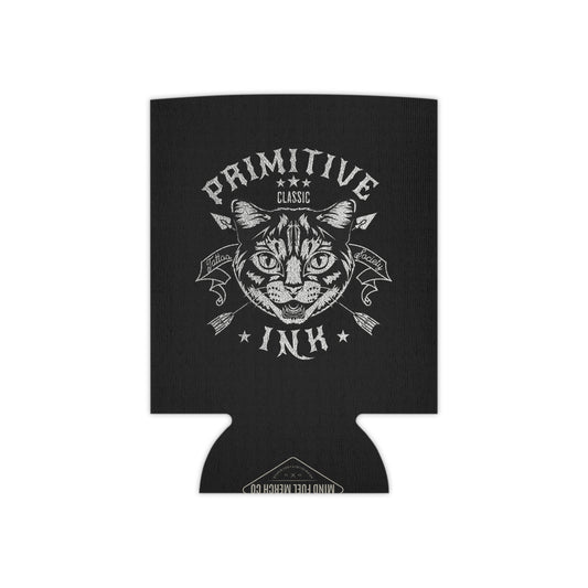 Primitive Ink Tattoo Society Black Koozie Can Cooler