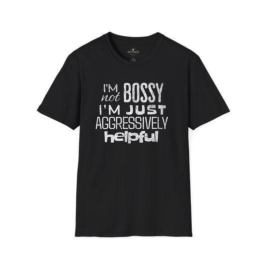 I'm Not Bossy Black T-Shirt