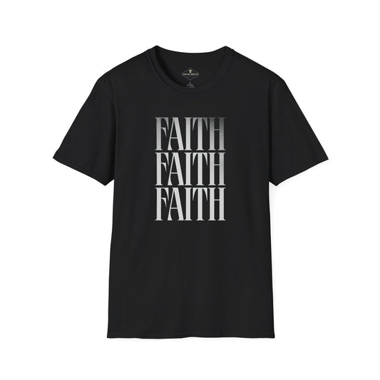 Faith Faded Black T-Shirt