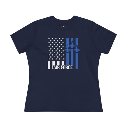 Air Force Flag Navy Womens T-Shirt