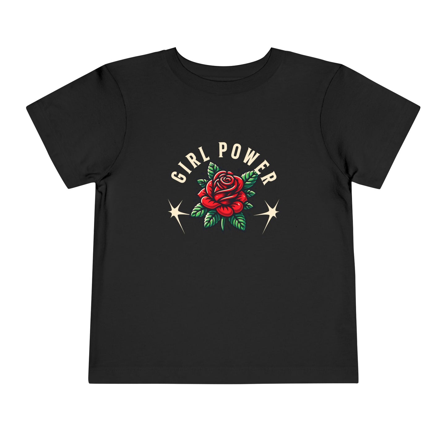Girl Power Black Toddler T-Shirt